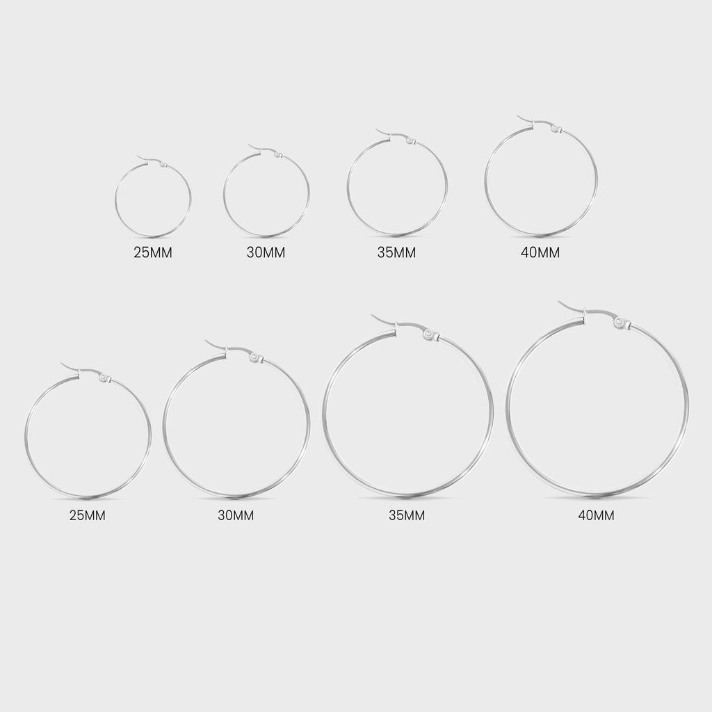 Contemporary Hoop Earrings