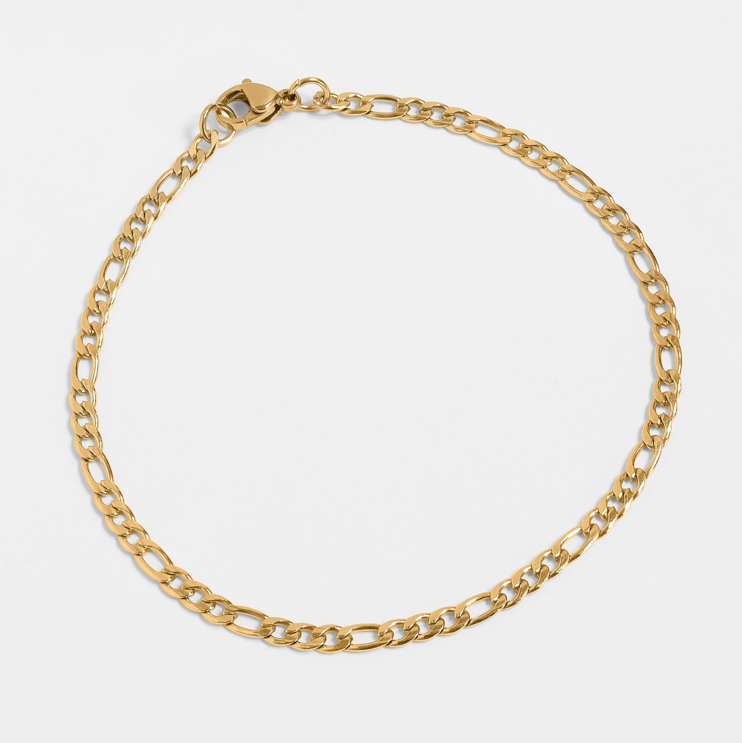 Gold Figaro Chain Bracelet or Anklet