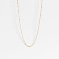 Gold lip chain necklace for women