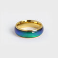 Gold mood ring