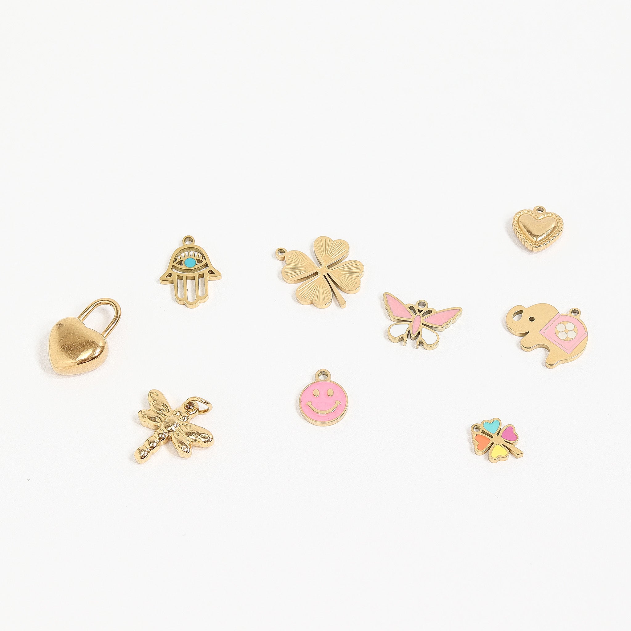 Heart Padlock Charm