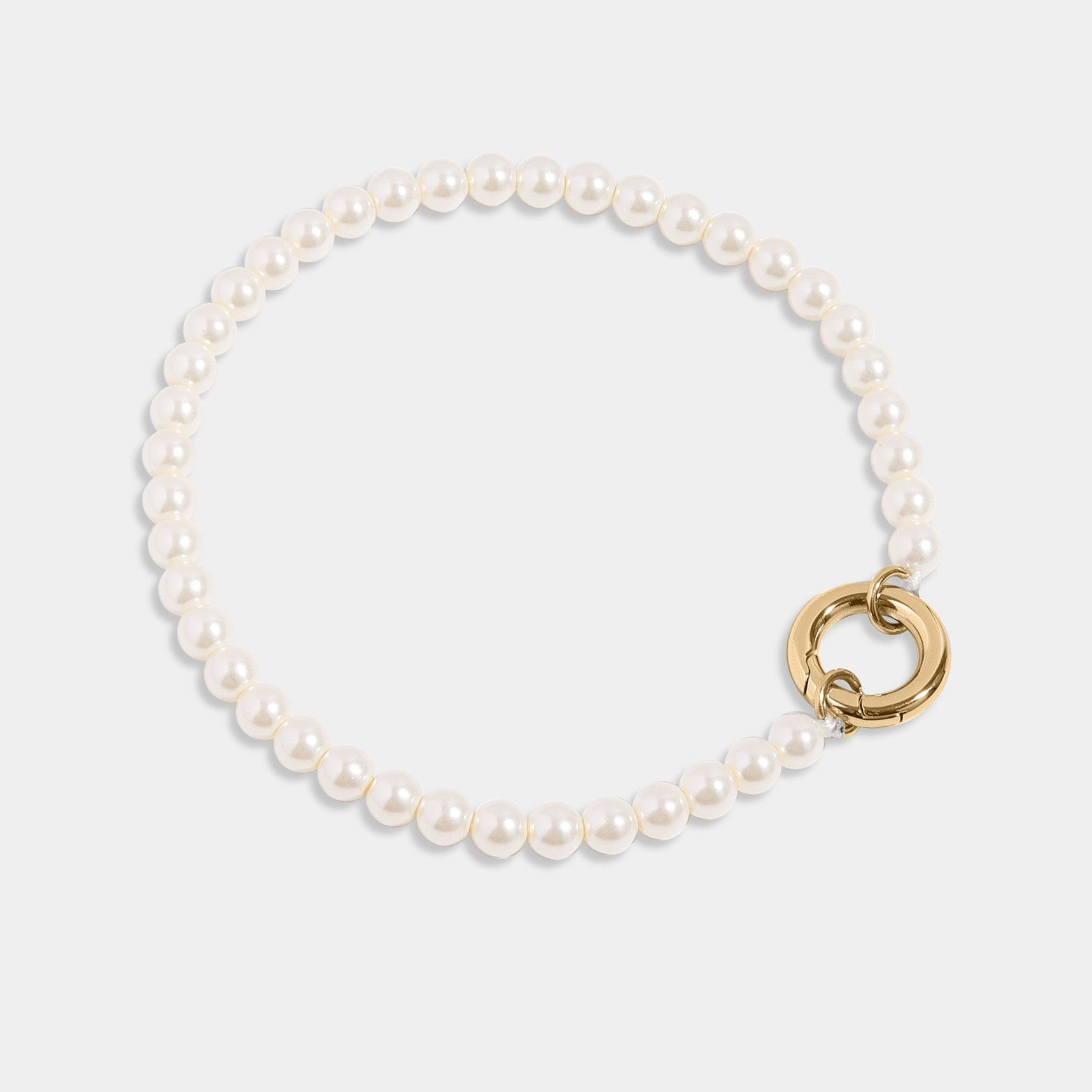 Pearl Charm Holder Bracelet