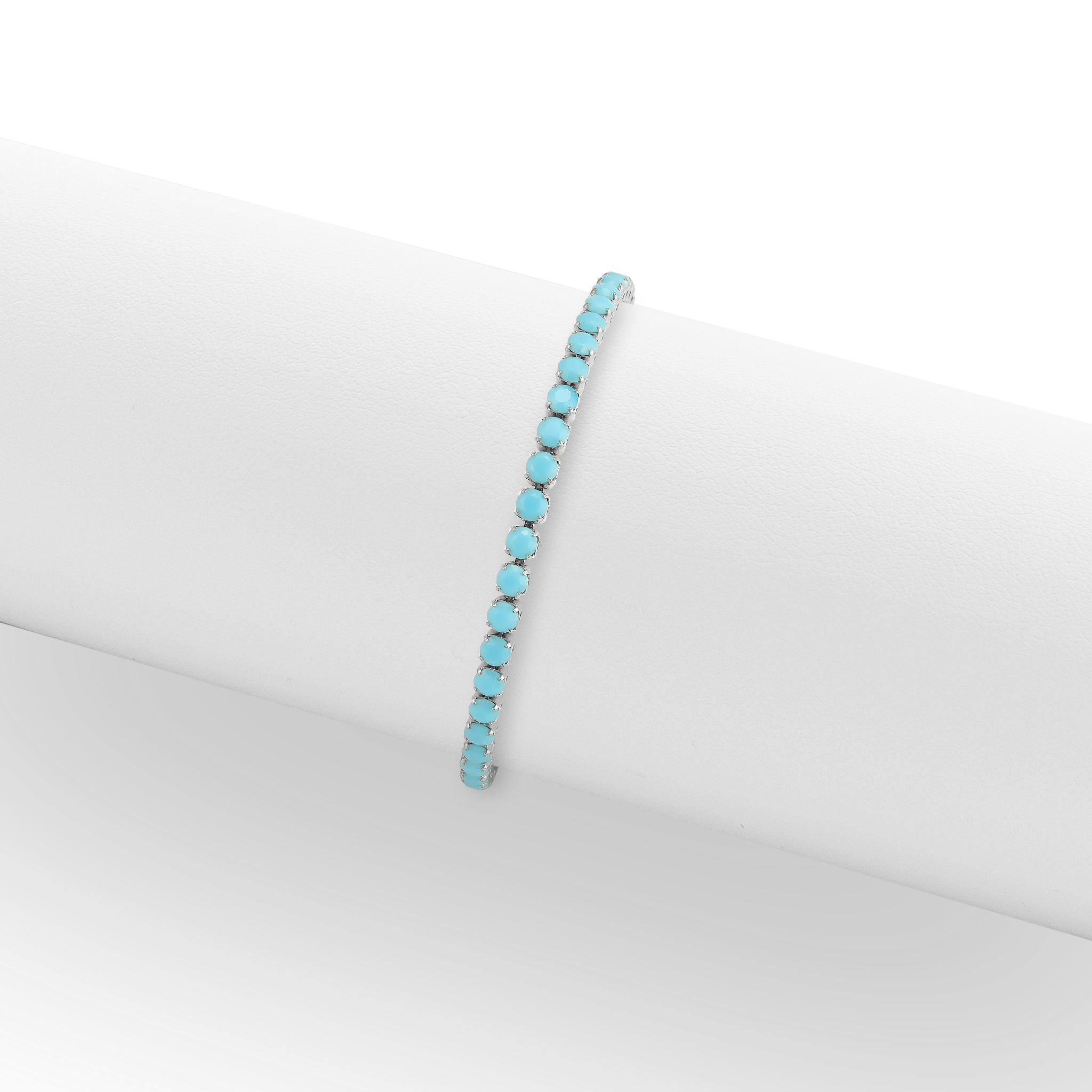 Turquoise Tennis Chain Bracelet
