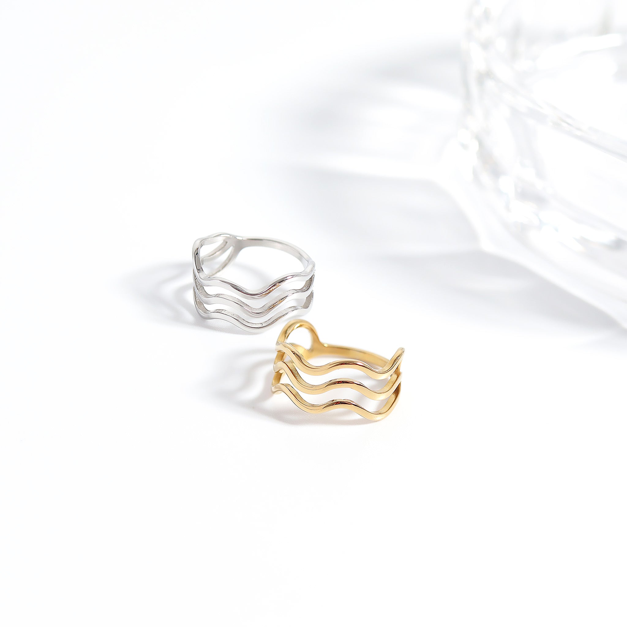 Triple Wave Ring