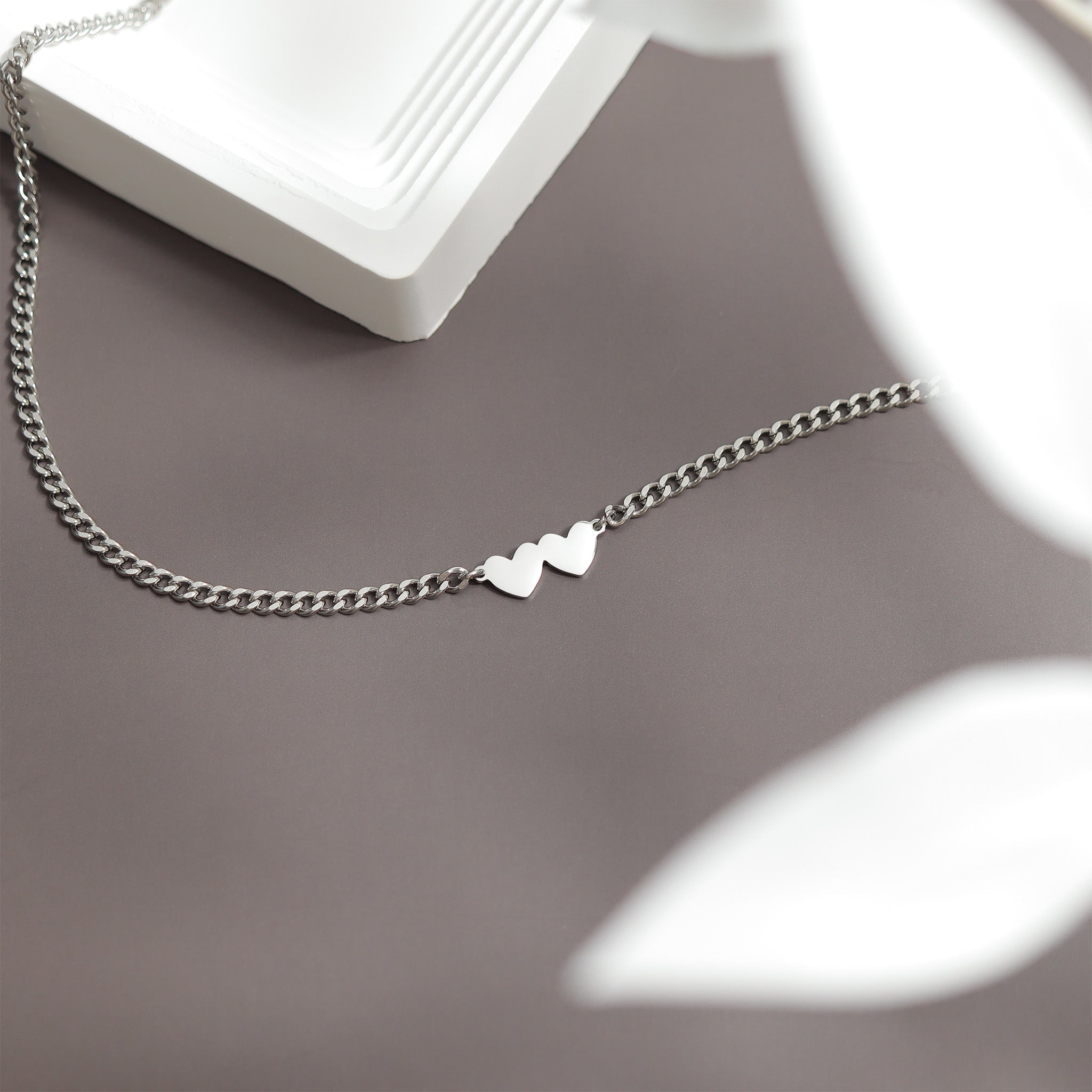 Double Heart Necklace