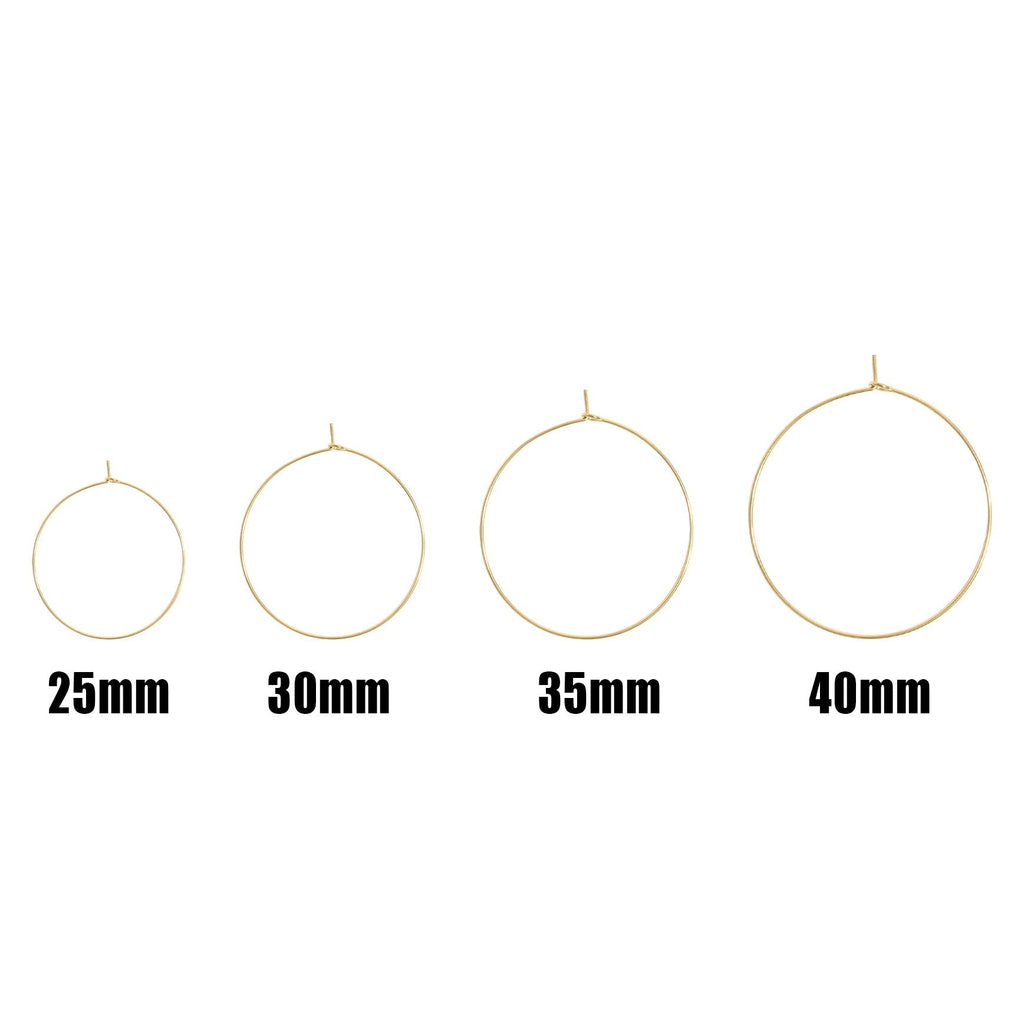 Wire Hoop Earrings