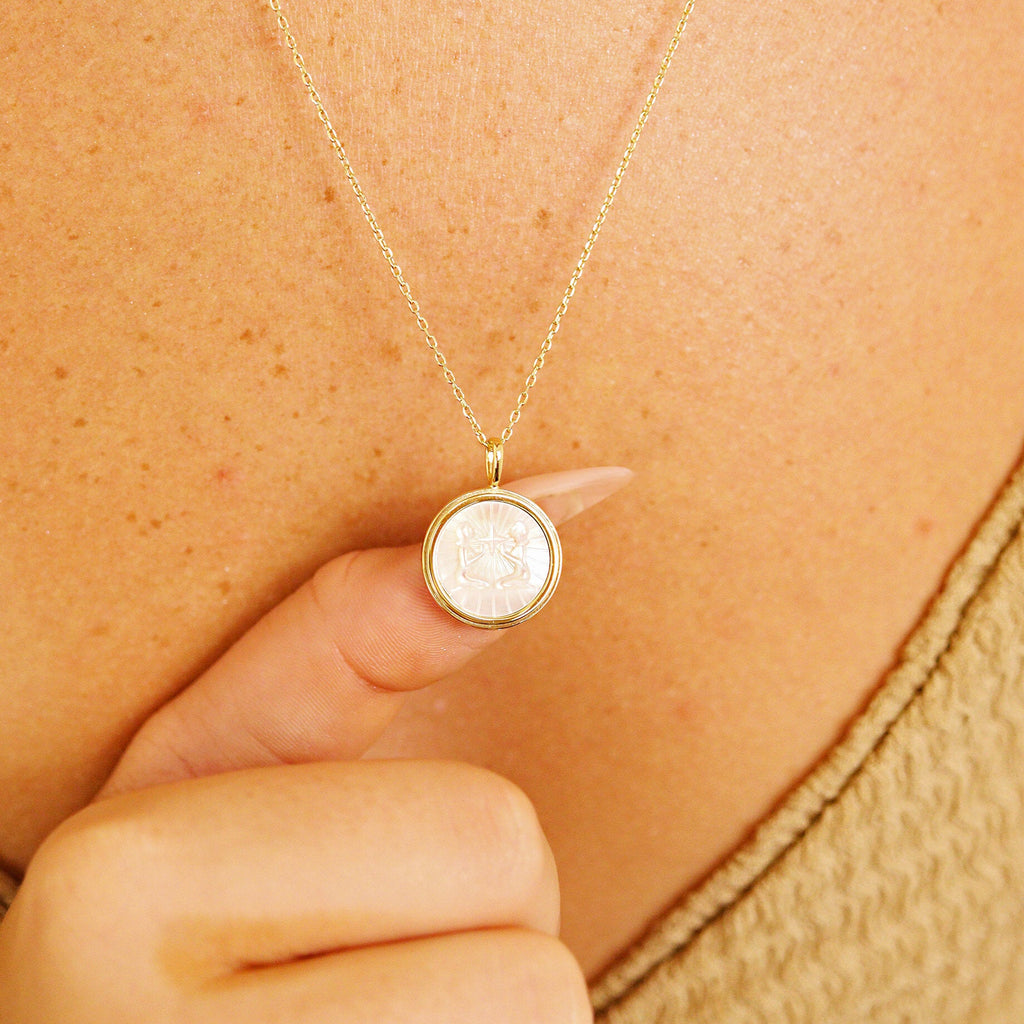 gemini zodiac necklace