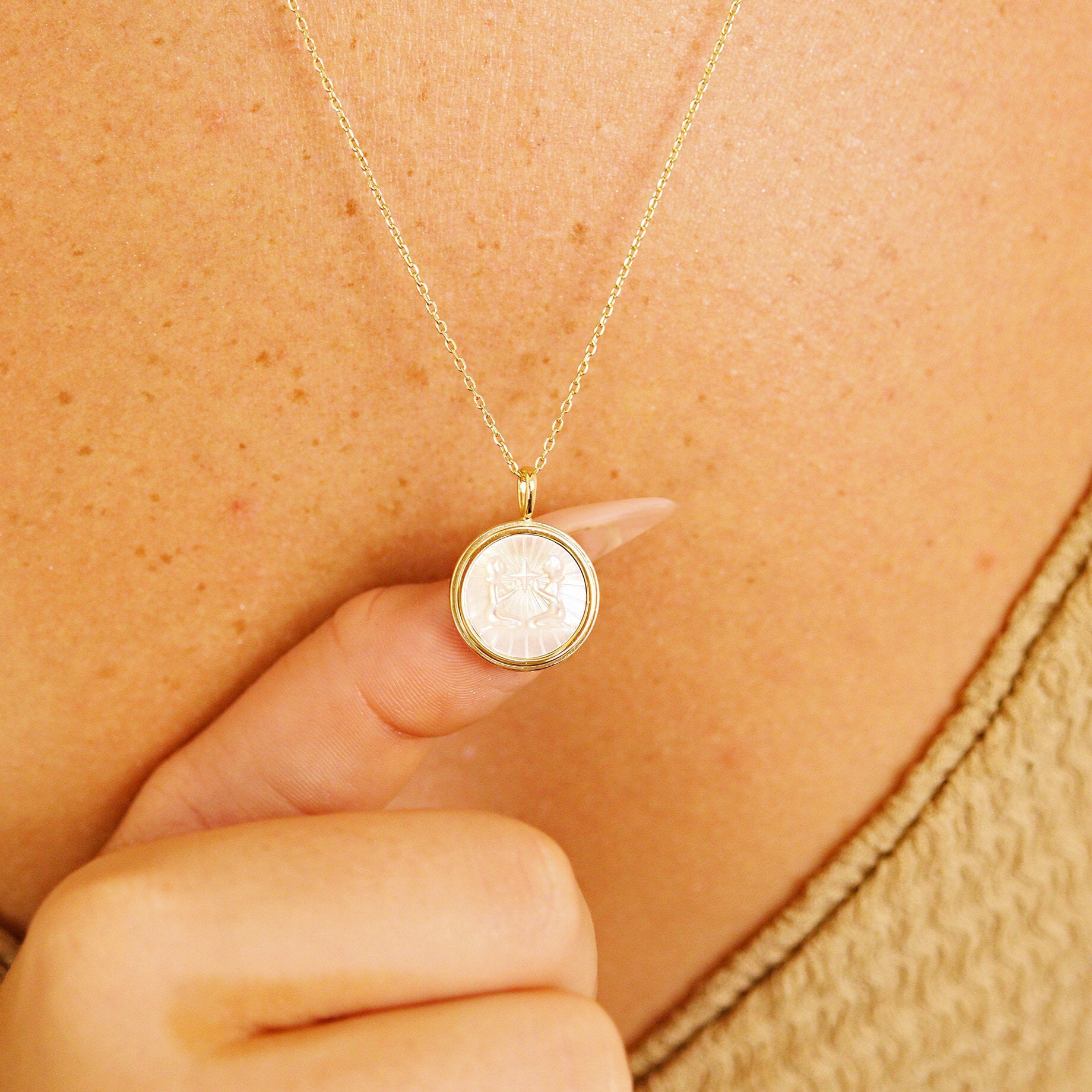 gemini zodiac necklace